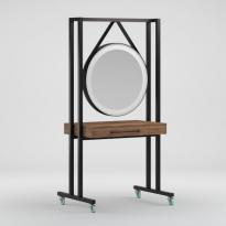 Парикмахерское зеркало TARUS EDGE с матовым элементом 