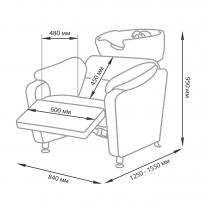 Электрическая мойка-реклайнер Амелия 